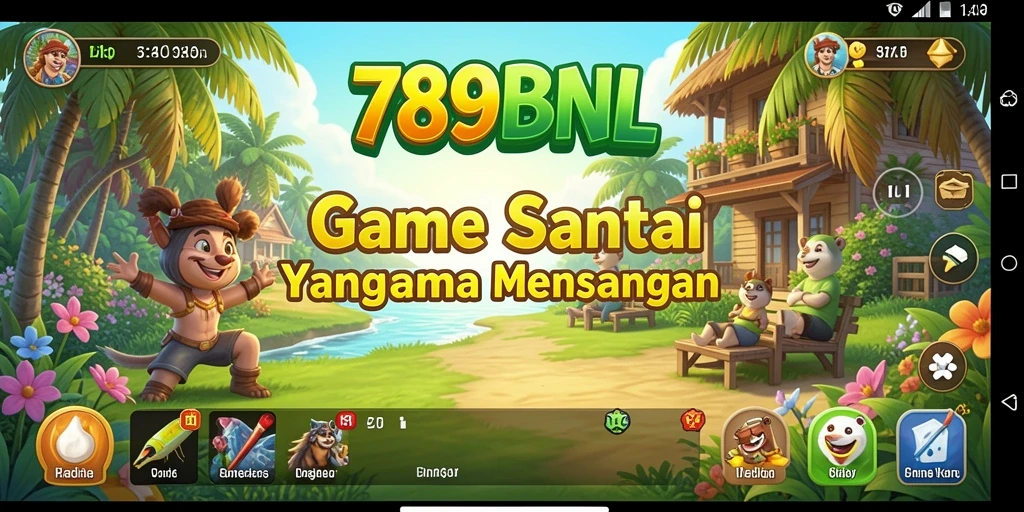 Tampilan gameplay 789BNL yang ceria dan penuh warna.