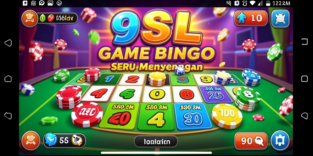 Tampilan gameplay seru dalam permainan Bingo 9SL yang menarik.