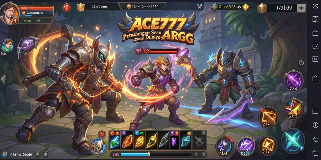Tampilan gameplay ARPG yang memukau dan menarik.