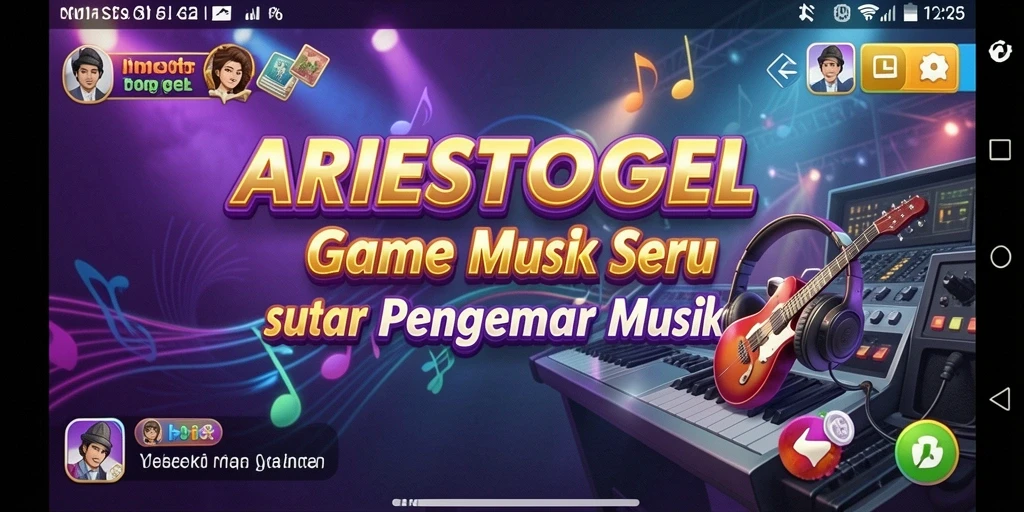 Tampilan gameplay ARIESTOGEL yang penuh warna dan menarik.