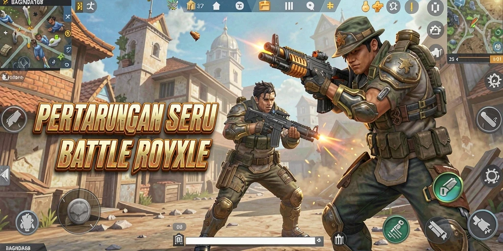 Tampilan aksi seru dalam gameplay BAGINDA168 yang mendebarkan.