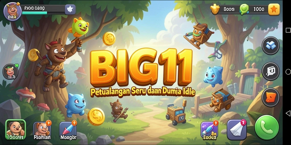 Tampilan gameplay <strong>BIG11</strong> yang menghibur dan penuh warna.