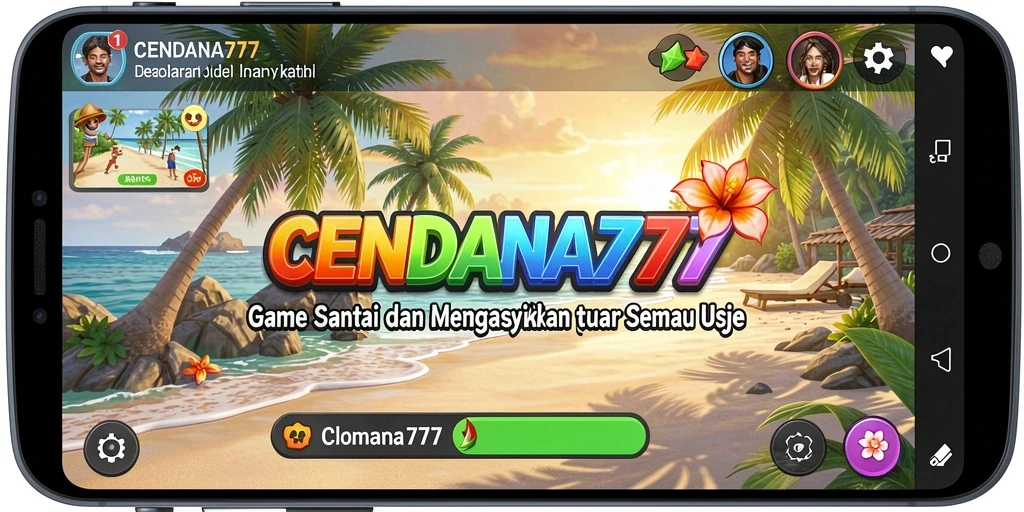 Tampilan gameplay menyenangkan dari CENDANA777 yang penuh warna.
