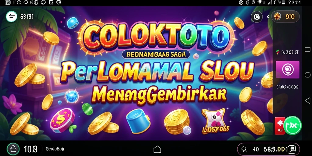 Tampilan gameplay COLOKTOTO yang menegangkan dan penuh warna.