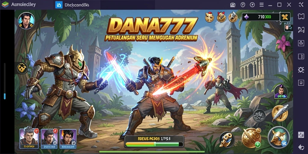 Tampilan seru gameplay DANA777 dengan grafis yang memukau.