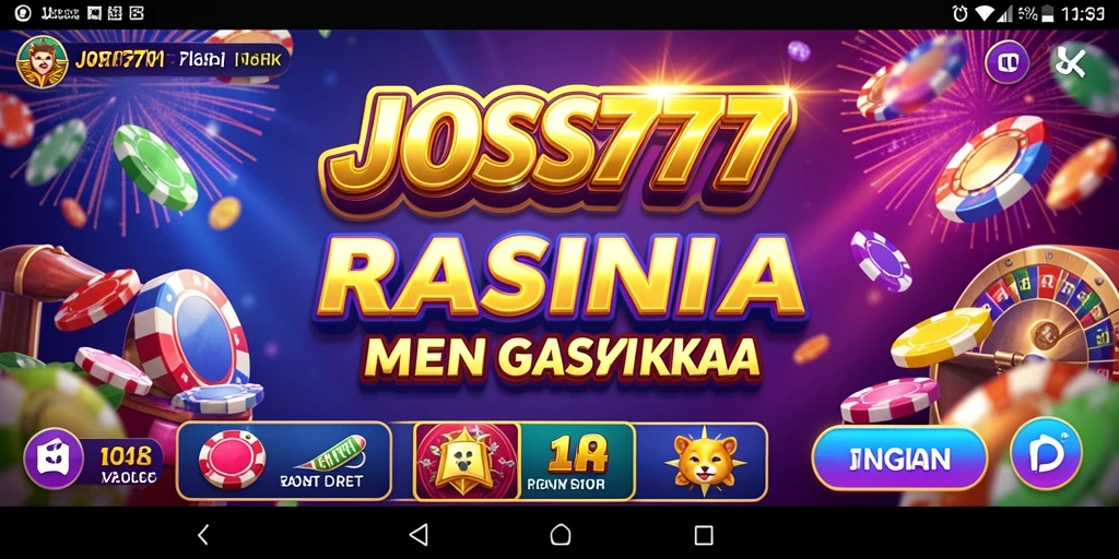 Tampilan permainan Kasino yang menarik di JOSS777.