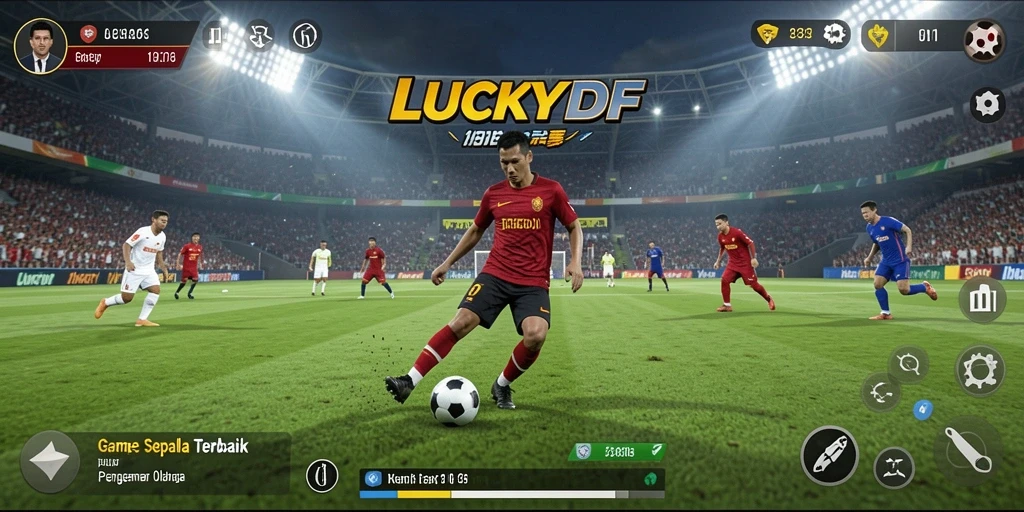 Tampilan gameplay LUCKYDF yang menegangkan dan realistis.