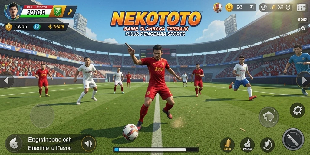 Tampilan menarik dari gameplay NEKOTOTO yang penuh aksi olahraga.