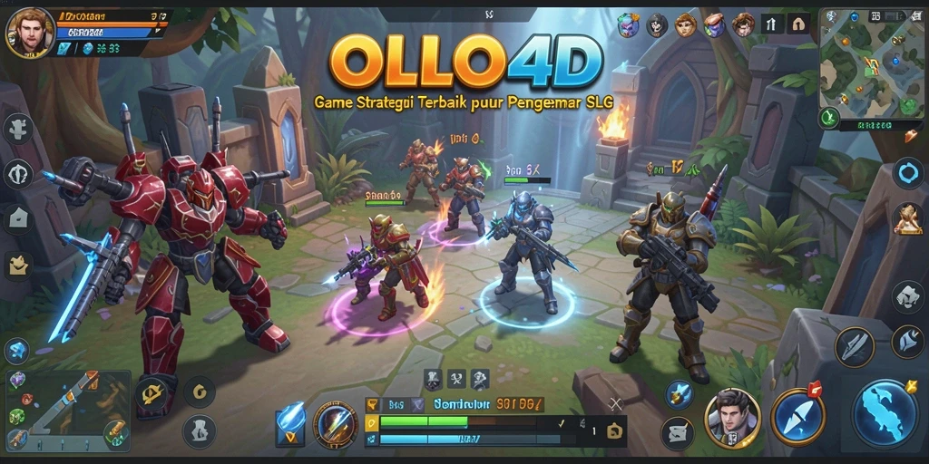 Tampilan utama gameplay OLLO4D yang menegangkan dan strategis.