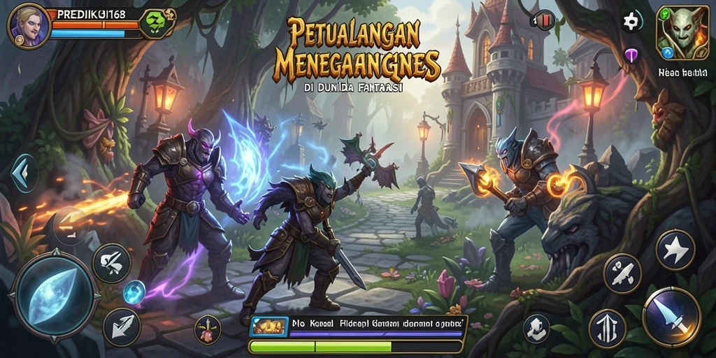 Tampilan gameplay seru dari PREDIKSI168 dalam petualangan fantastis.