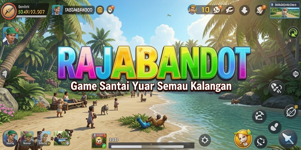 Screenshot gameplay RAJABANDOT yang menampilkan keseruan dan interaksi pemain.