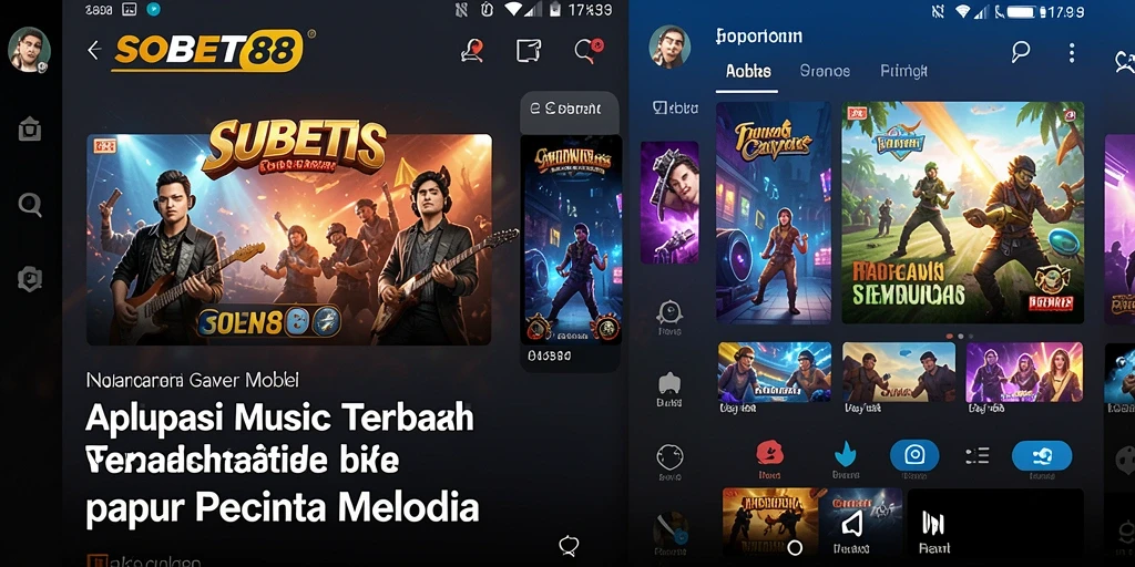 Tampilan gameplay SOBET88 dengan interaksi musik yang menarik.