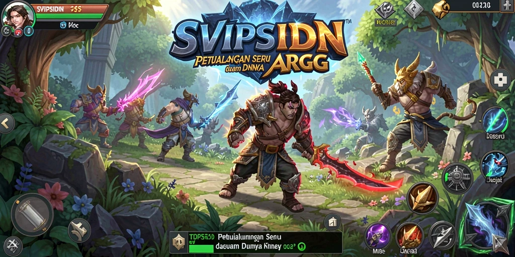 Screenshot gameplay ARPG SVIPSIDN yang mendebarkan.