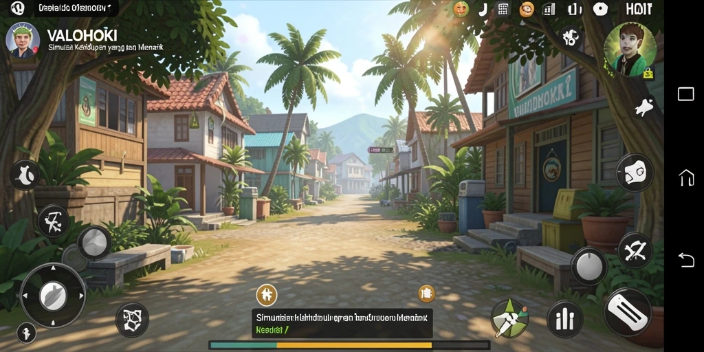 Tangkapan layar menampilkan gameplay VALOHOKI yang mengasyikkan dan interaktif.