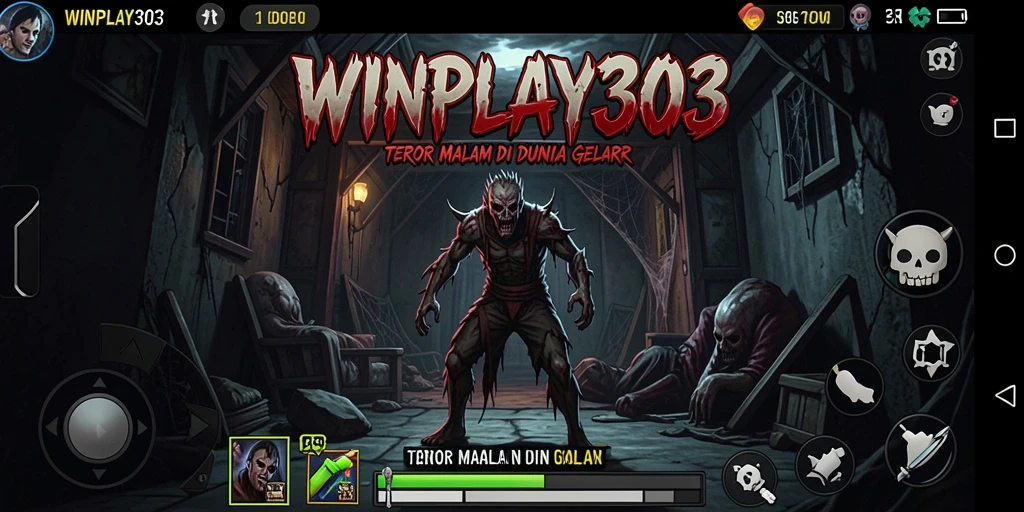 Tangkapan layar menunjukkan suasana mencekam dari gameplay Horror.